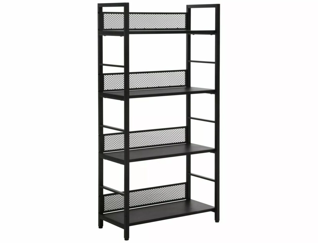 Libreria Raw R4 nera – 60x28x121 cm