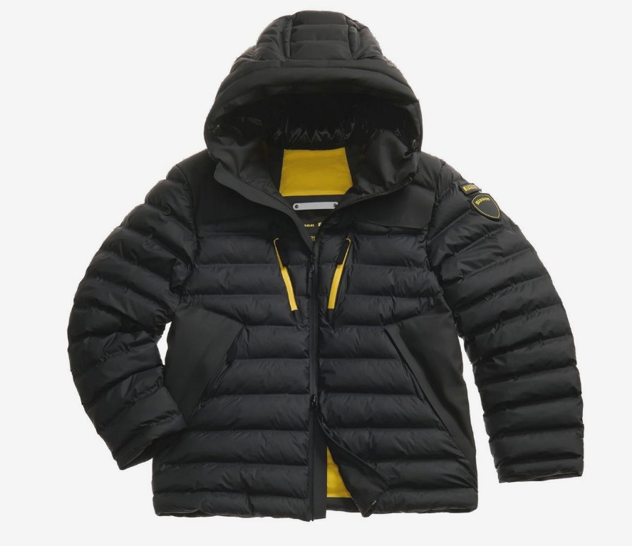 PIUMINO CON CAPPUCCIO BLAUER X PIRELLI CAPSULE