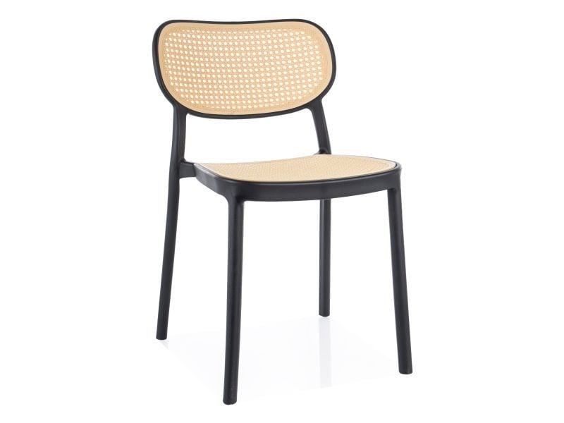 Sedia Bali in nero marrone