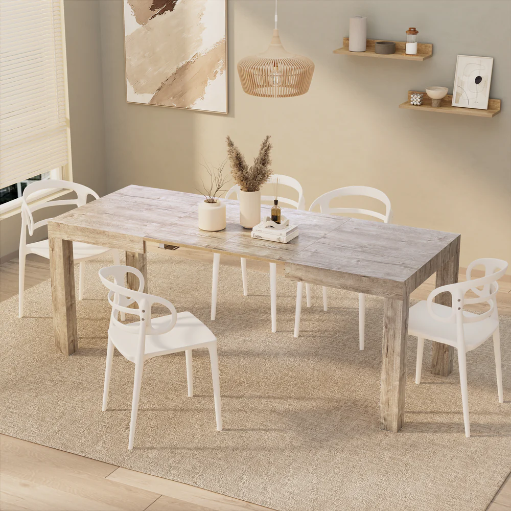 Tavolo Allungabile First, 120(200)x80 cm, Quercia