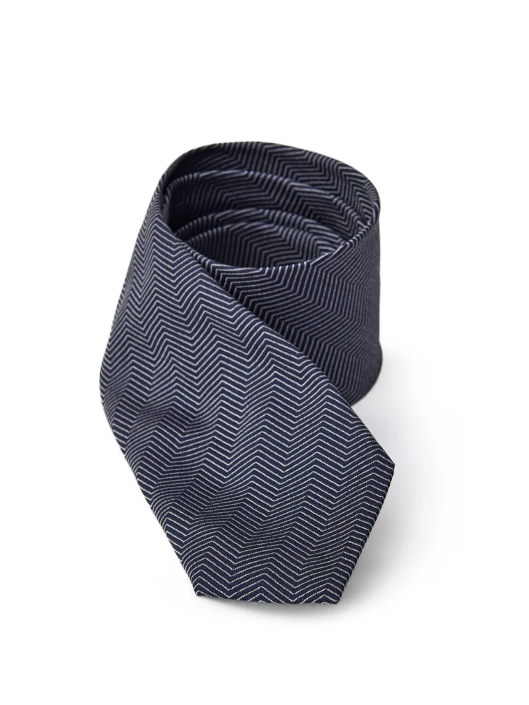 Cravatta in Seta Blu 7 cm Jil Sander