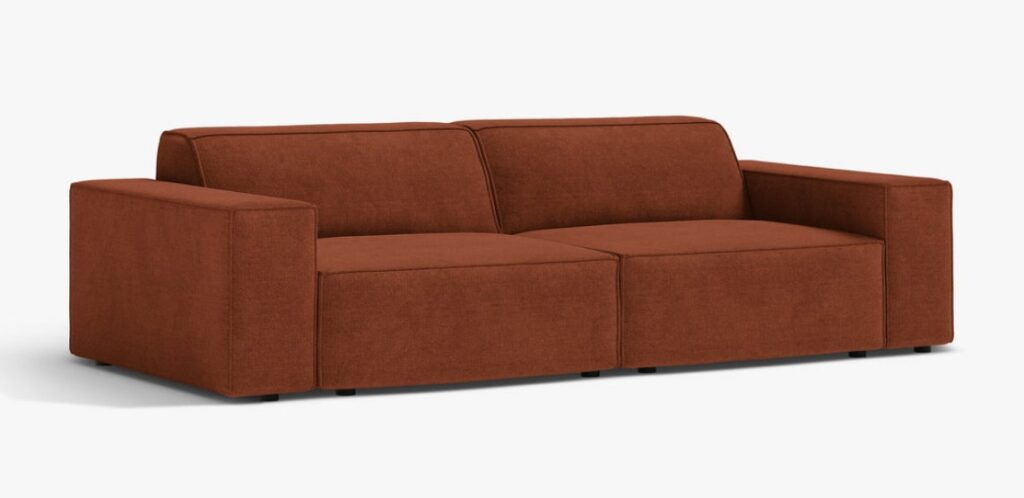 Divano modulare Jodie 3 posti in tessuto Liberty – L204 cm