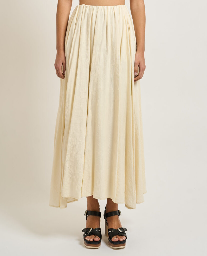 Gonna lunga donna Manila Grace con elastico in vita
