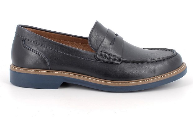 Mocassini da uomo blu