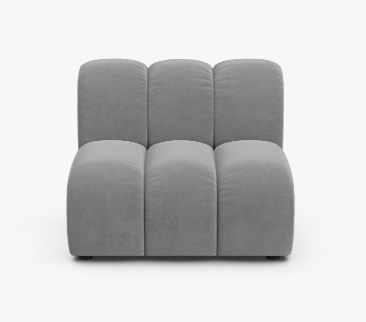 Modulo Lupine 1 posto in velluto Venus – L92 cm