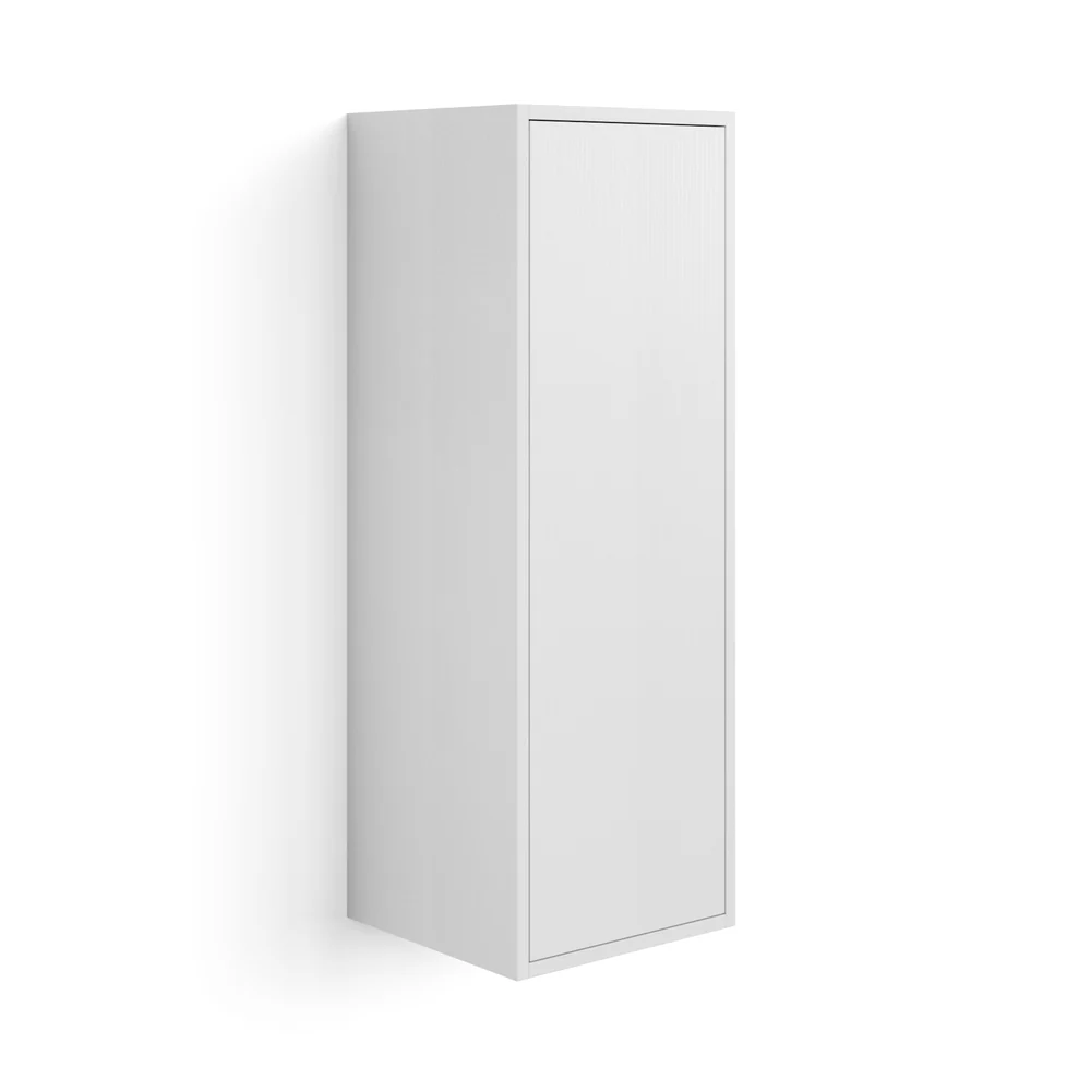 Pensile Iacopo 104 Con Anta Verticale, Bianco Frassino