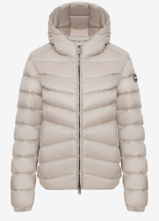 Piumino con cappuccio recycled donna