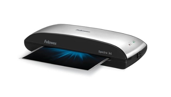 Plastificatrice a caldo Fellowes Spectra fino a 2x125 μm A4 12,5 cm min nero grigio