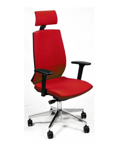 Sedia operativa Larissa Unisit rosso LR1SBIR