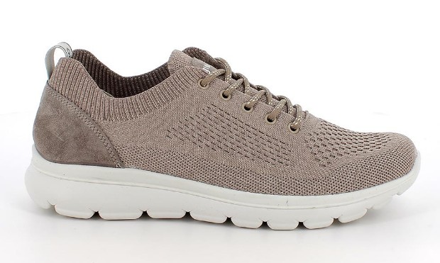Sneakers da uomo beige con lacci3