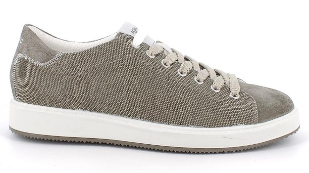 Sneakers da uomo verde con lacci