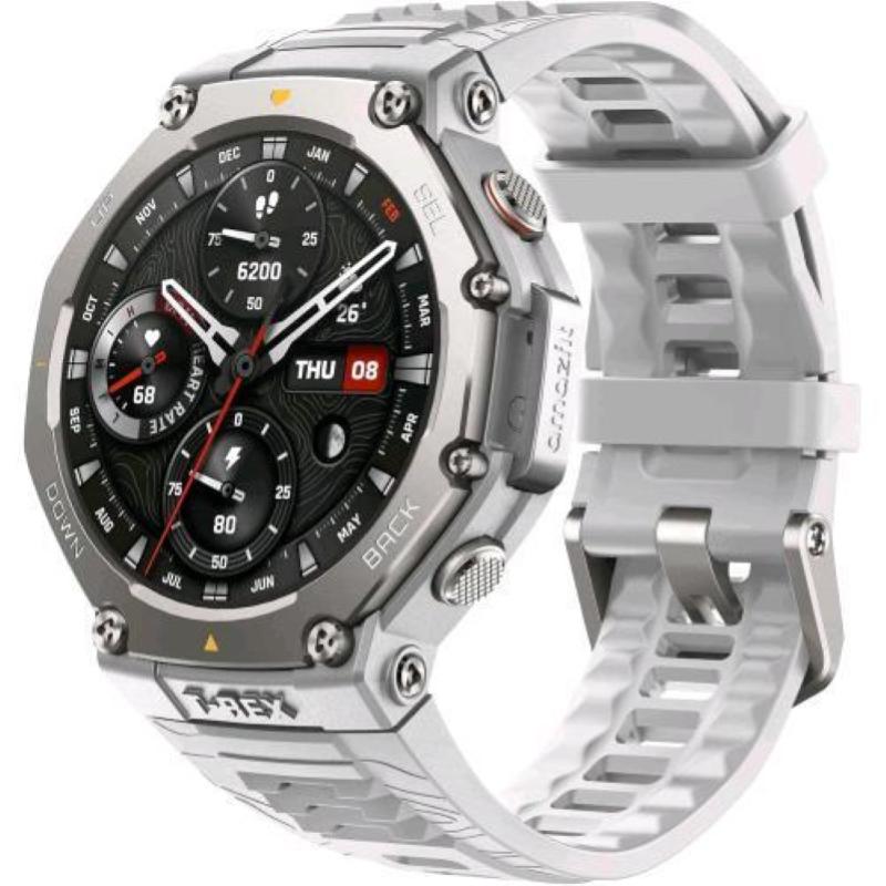Amazfit t rex 3 outdoor smartwatch 48mm display amoled mappe e navigazione offline nfc italia grey