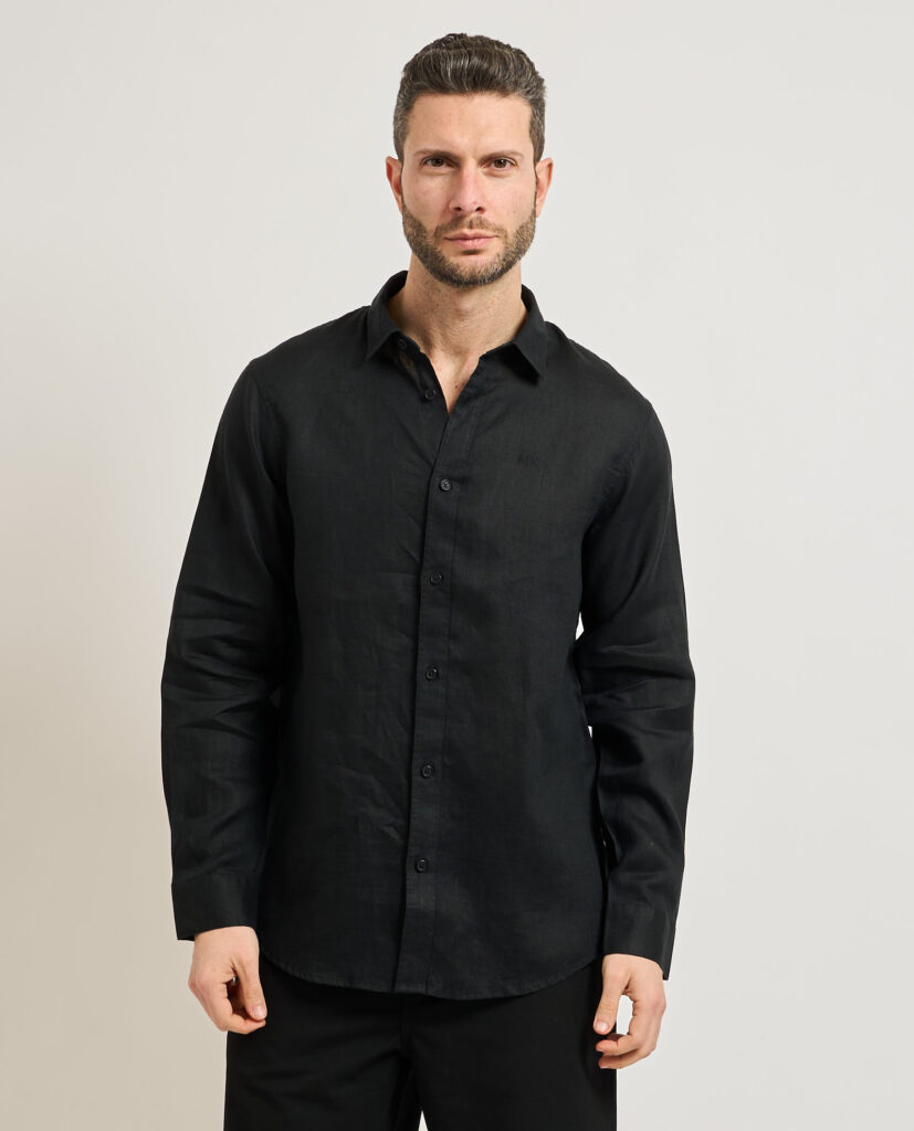 Camicia in lino Armani Exchange uomo
