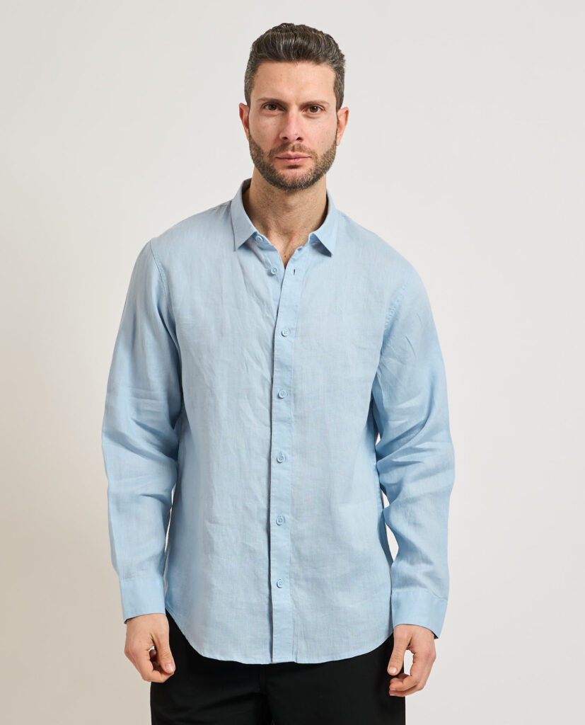 Camicia in lino Armani Exchange uomo1