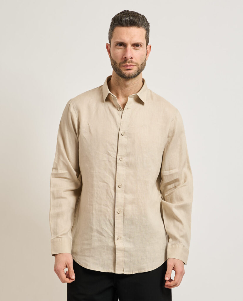 Camicia in lino Armani Exchange uomo2