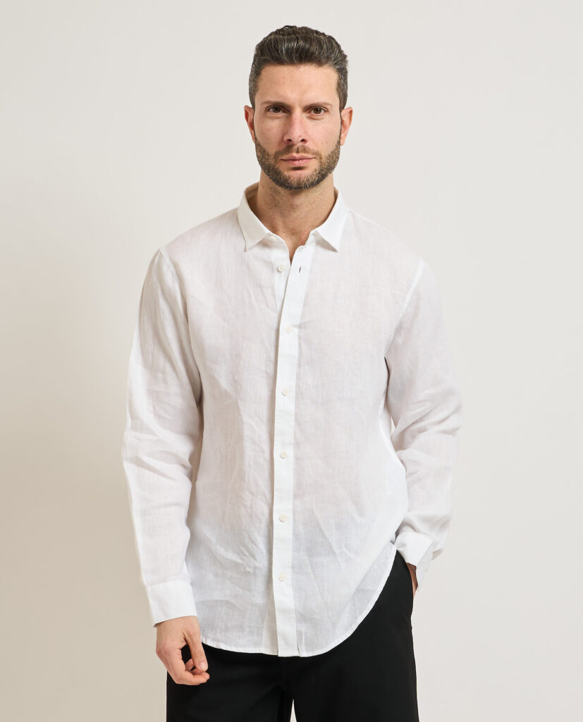 Camicia in lino Armani Exchange uomo3