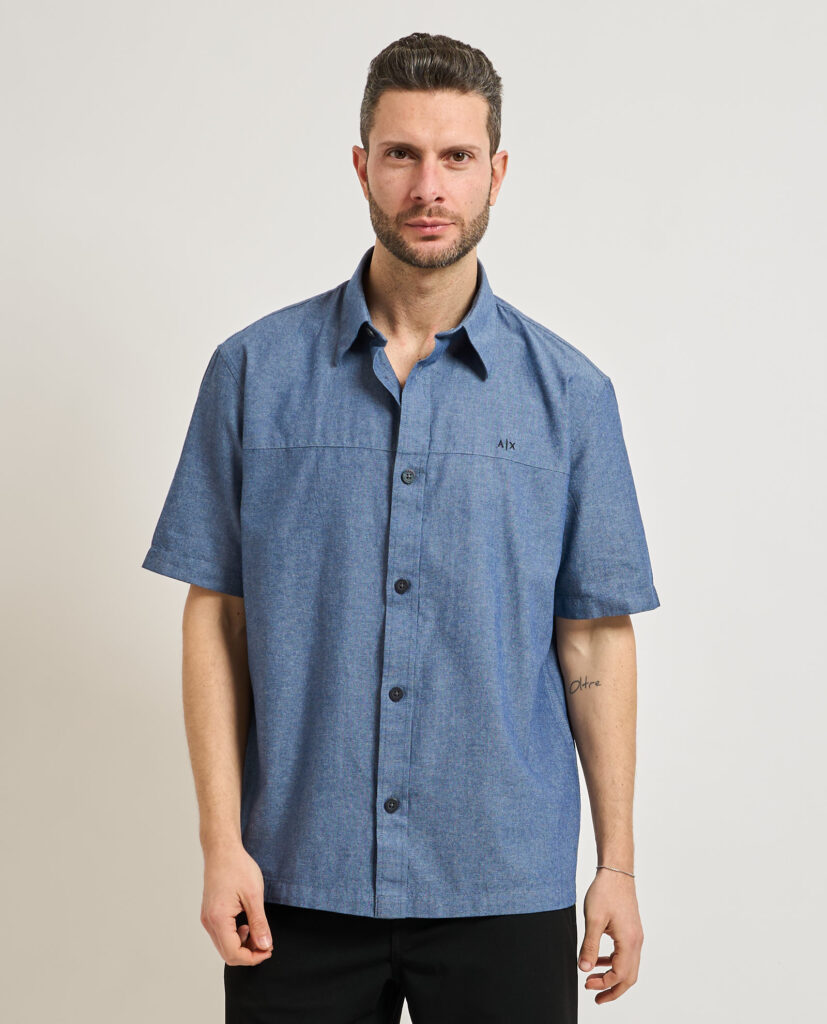 Camicia uomo AX a maniche corte