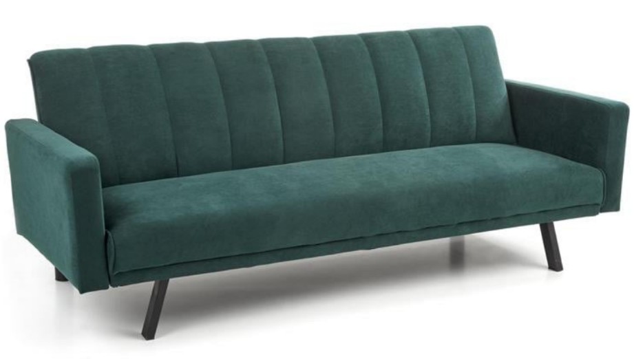 Divano Armando in velluto verde – H78 cm
