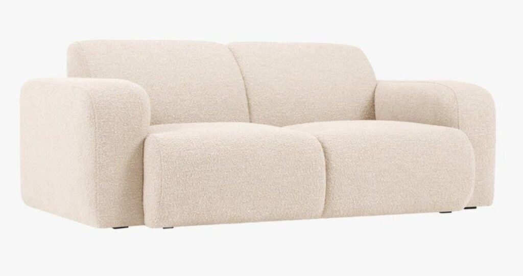Divano in peluche Molino 2 posti – L170 cm