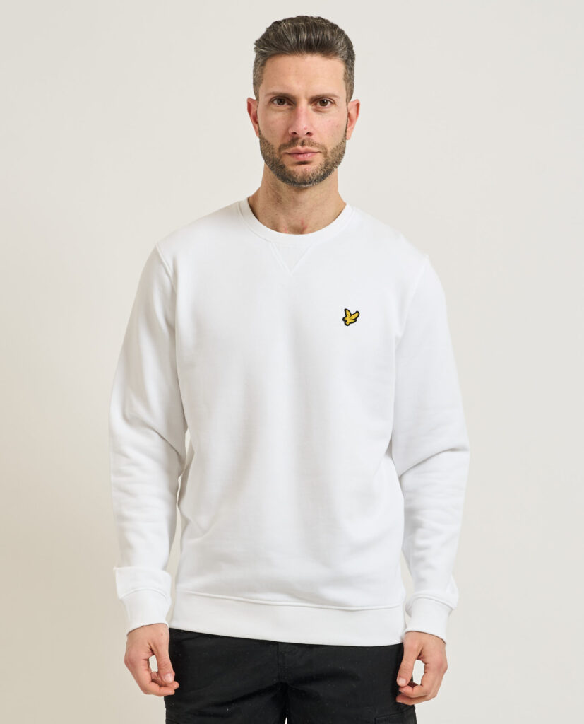 Felpa uomo girocollo in cotone Lyle&Scott1