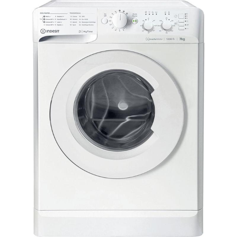 Indesit lavatrice 7kg inverter a 1200giri mtwc 71296 w it