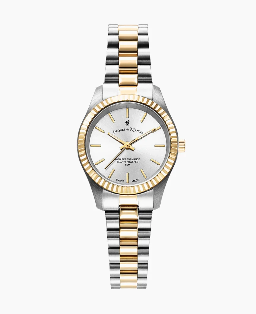 Inspiration Prime 26mm Three hands Two tone Silver dial Stainless steel swiss watch1