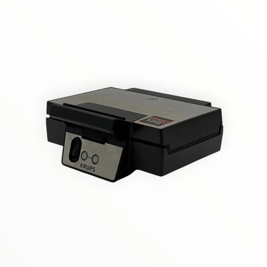 Krups FDK261 Iconic Macchina per waffle, 850 W, nero acciaio