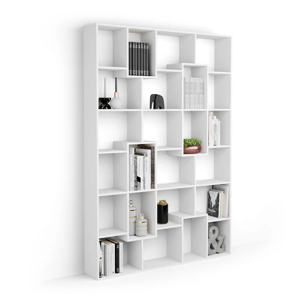Libreria M Iacopo (160,8 x 236,4 cm), Bianco Frassino