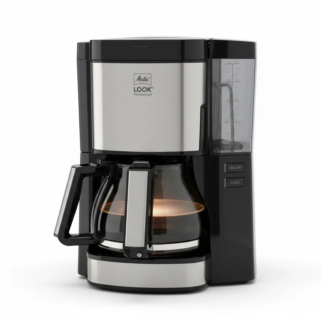 Melitta Look V Perfection 1025 06 Macchina da caffè a filtro con caraffa 1,25 L (nera)