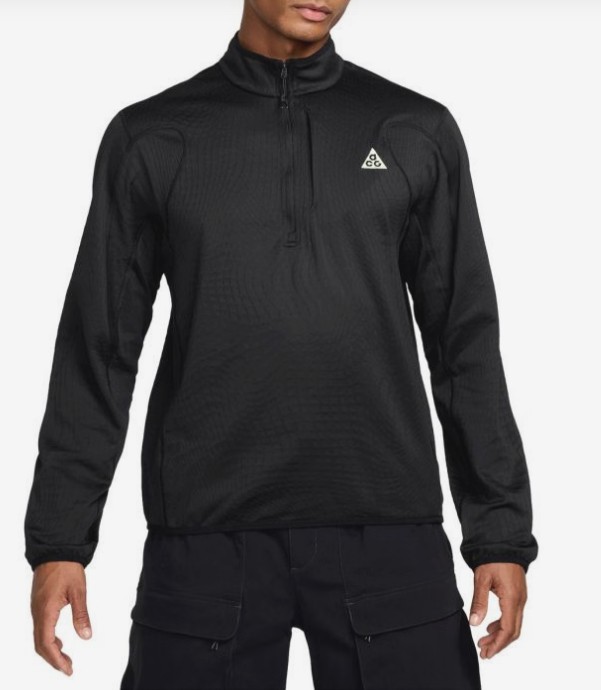 NIKE ACG FELPA HALF ZIP THERMA FIT WOLF GRID ACG
