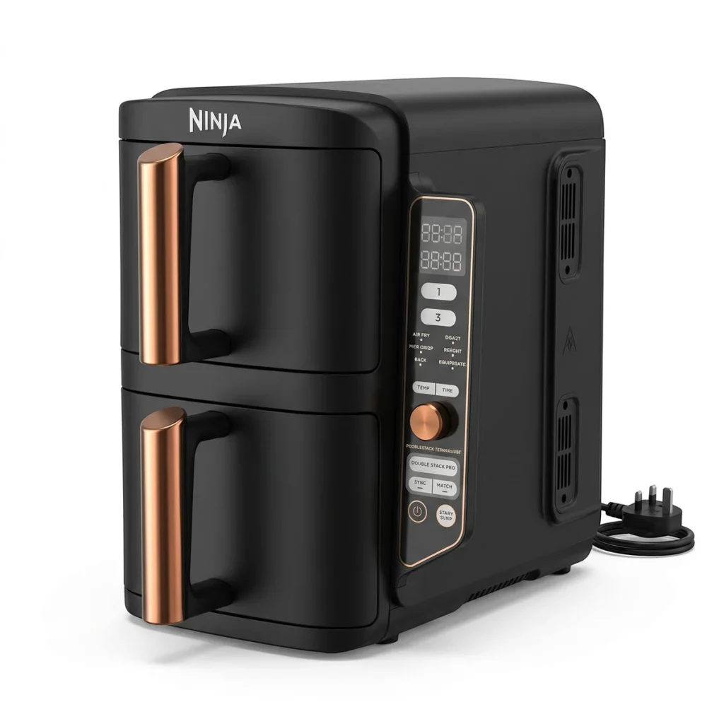 Ninja Double Stack XL SL400EUCP Friggitrice ad aria 9,5 L, doppio cassetto verticale