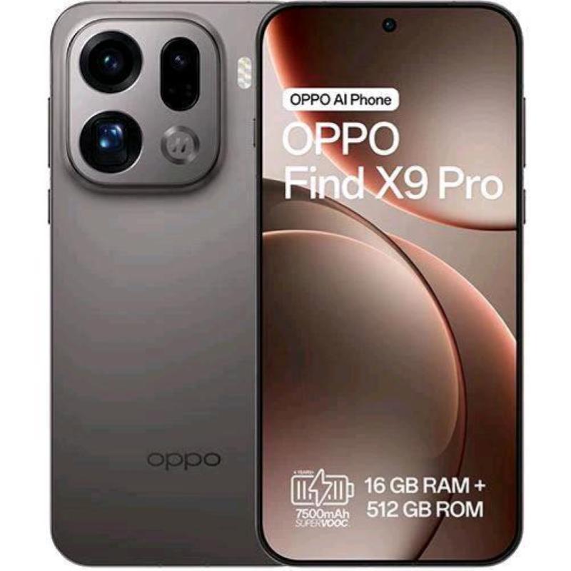 Oppo find x9 pro 5g dual sim 6.78 octa core 512gb ram 16gb 5g italia titanium charcoal