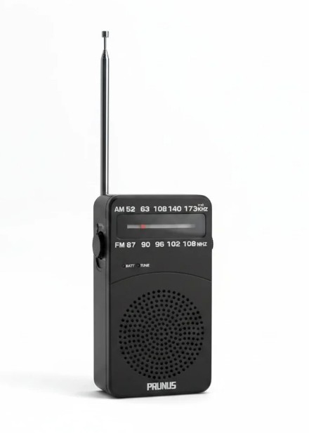 PRUNUS J 166 Radio portatile AM FM a batterie