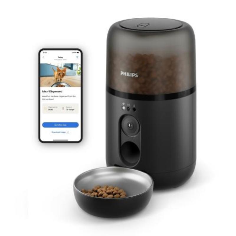 Philips ped distribuzione food secco con webcam philips paw5320 02 4.5 cane gatto