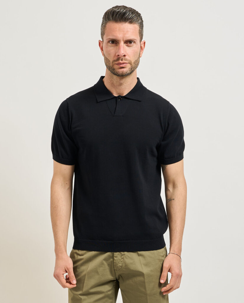 Polo uomo Settemezzo a un bottone