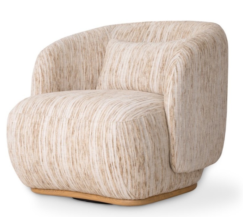 Poltrona Claude in tessuto – 84x89x76 cm