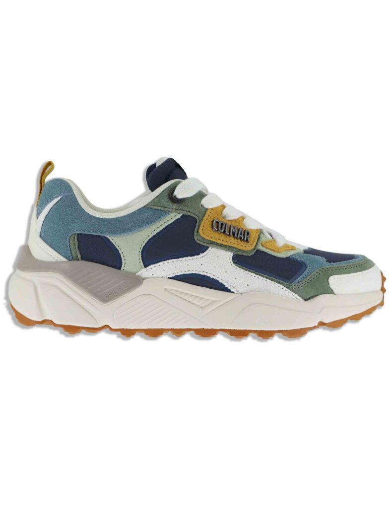 Sneakers Garner Choice in mix pelle blu Uomo GARNER