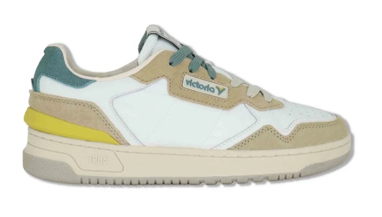 Sneakers Urban in pelle beige con riporti in camoscio Uomo 8800128 80 Beige