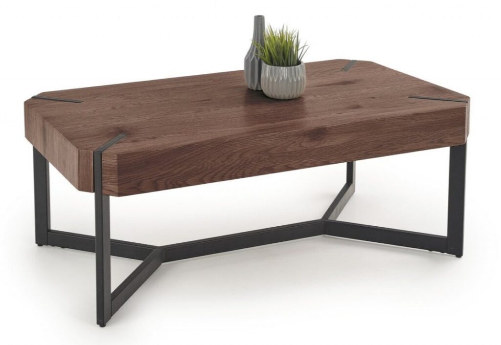 Tavolini da caffè Lavida in noce nero – L110 cm