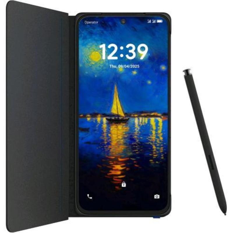 Tcl 60 ultra nxtpaper 5g dual sim 7.2 octa core 512gb ram 12gb 5g italia dark chrome con flip cover e stylus pen inclusi nella confezione