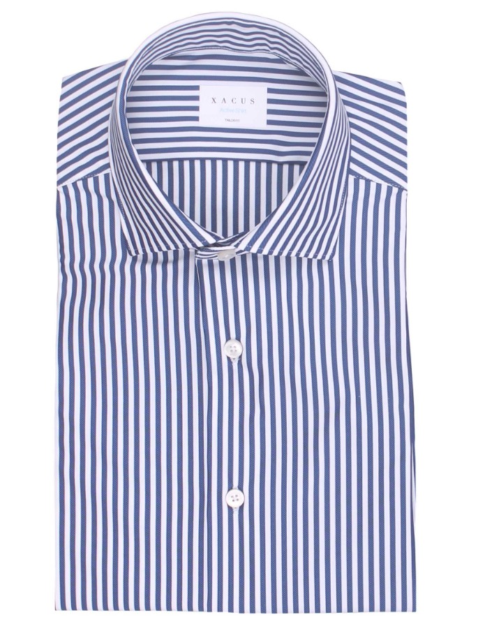 XACUS camicia active bi stretch a righe2