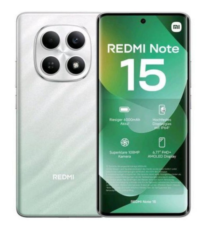 Xiaomi redmi note 15 dual sim 6.77 octa core 256gb ram 8gb 4g lte nfc europa forest green