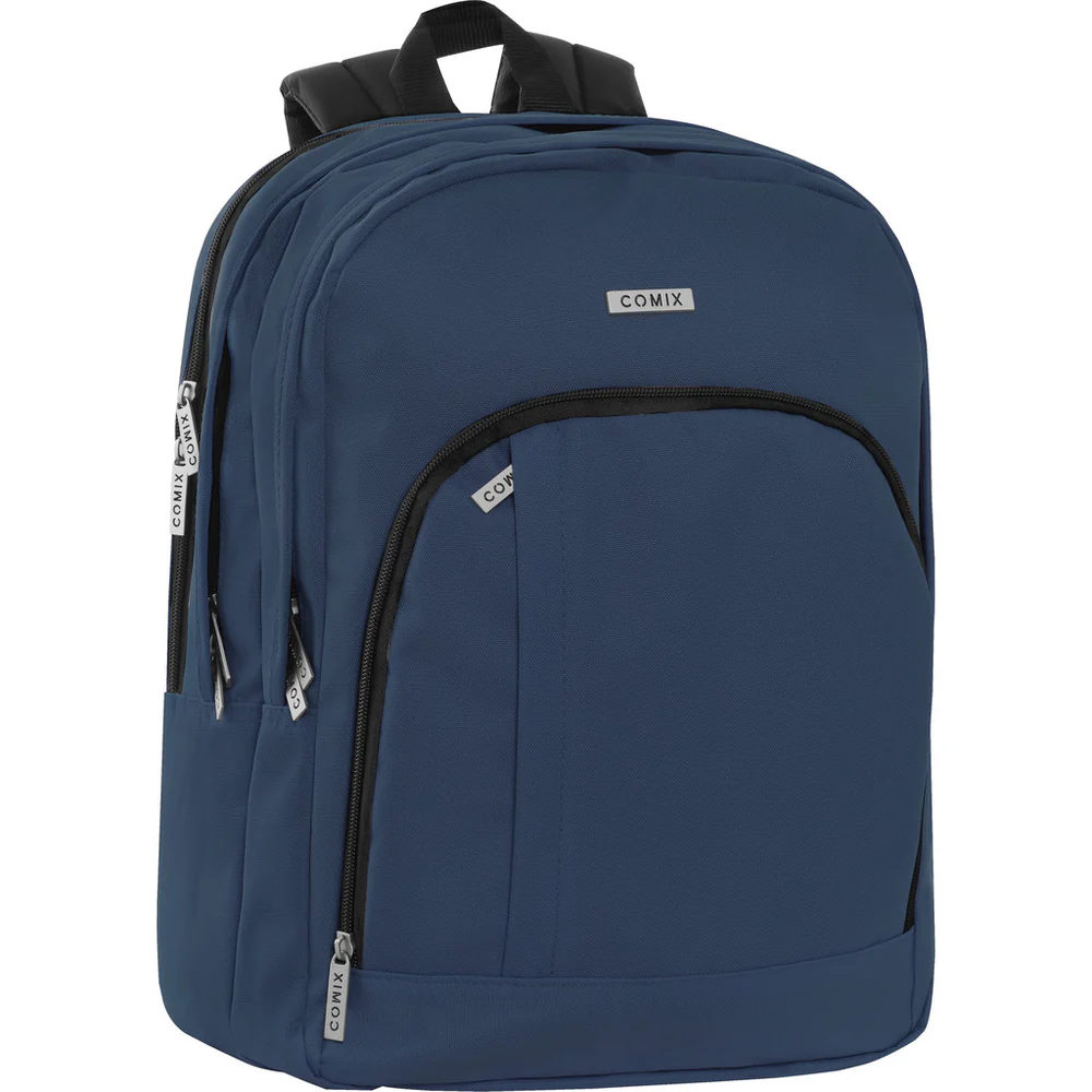 Zaino Organizzato COMIX Monocolore Blu