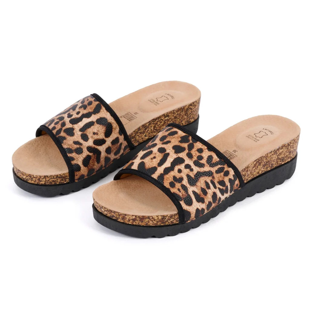 Zoccolo Comfort Leopardato