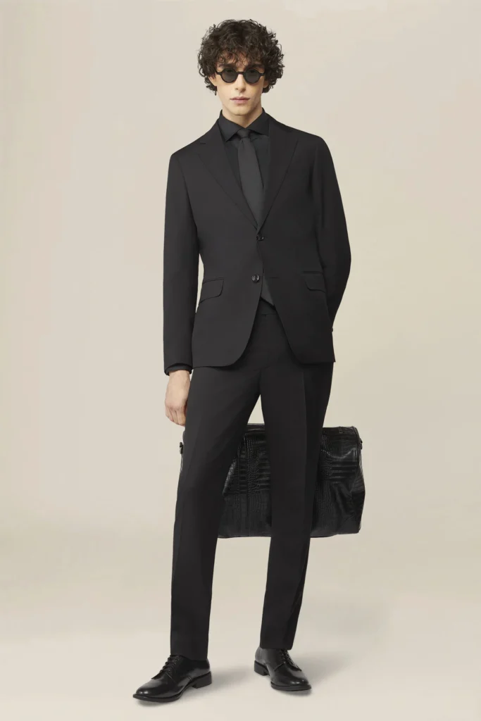 Abito monopetto uomo mix size black