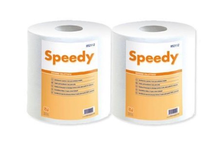 Asciugatutto Speedy Lucart pura cellulosa 760 strappi 2 veli conf.