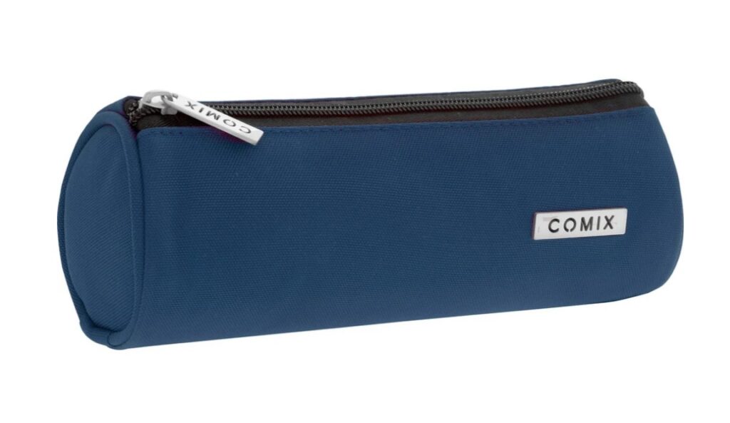 Astuccio Tombolino COMIX Monocolore Blu