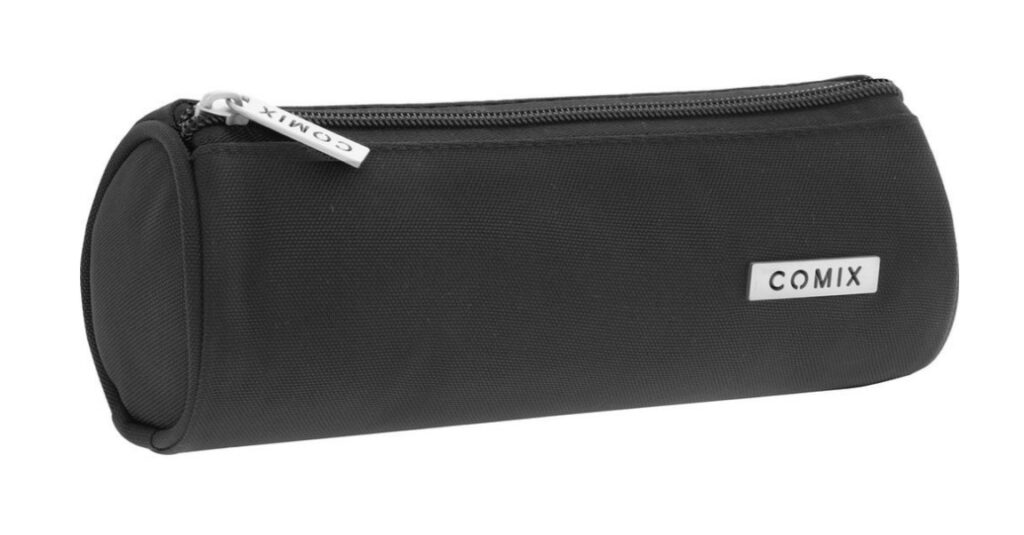 Astuccio Tombolino COMIX Monocolore Nero