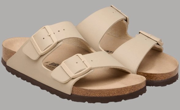 Birkenstock Ciabatte Donna Arizona Triples Sandcastle Birko Flor Narrow Fit