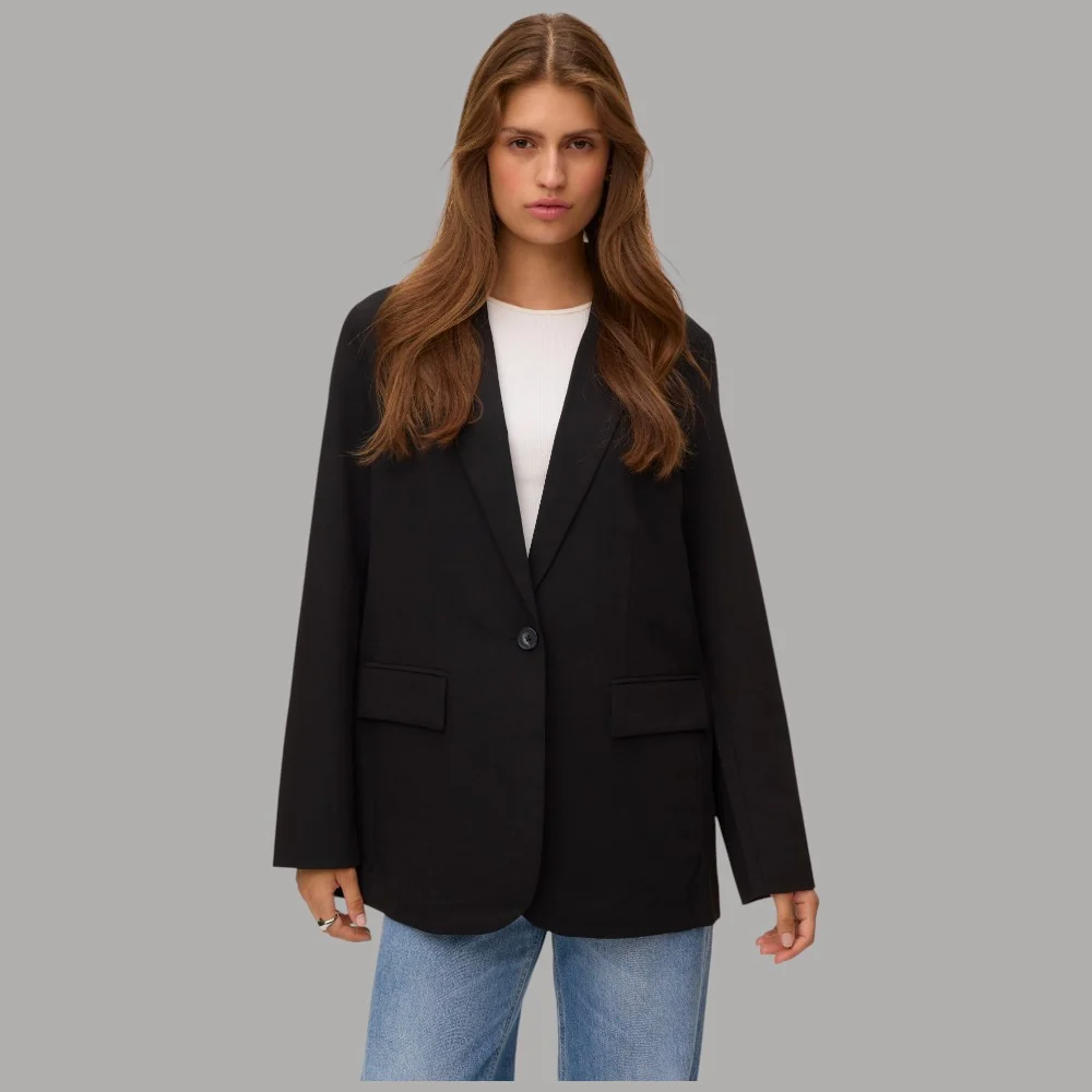Blazer Vero Moda Texas con vestibilità loose fit e tasche frontali